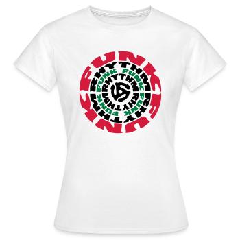 Funk Rythme Funk Funk Rythme - T-shirt Femme - blanc - Devant - AI Model Female 172 dark (172cm)