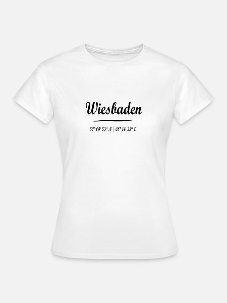 Wiesbaden - Frauen T-Shirt - Weiß