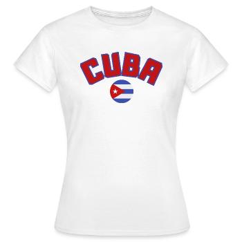 Viva la Cuba - T-shirt Femme - blanc - Devant - AI Model Female 172 dark (172cm)