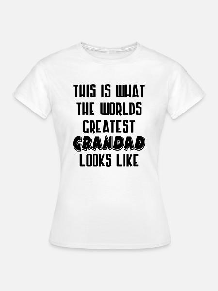Worlds Greatest Opa - Frauen T-Shirt - Weiß