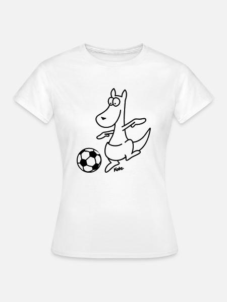 soccer kangaroo - Women's T-Shirt - white