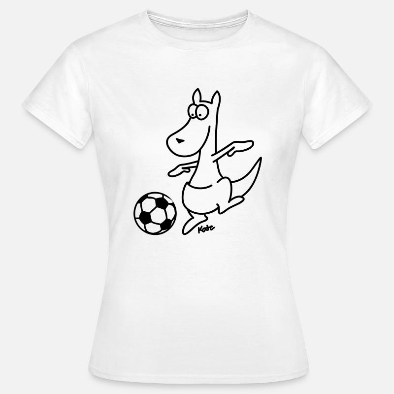 soccer kangaroo - Women's T-Shirt - white
