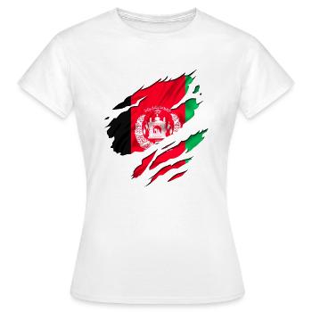 afghanistan army peace - Women's T-Shirt - white - Front - AI Model Female 172 dark (172cm)