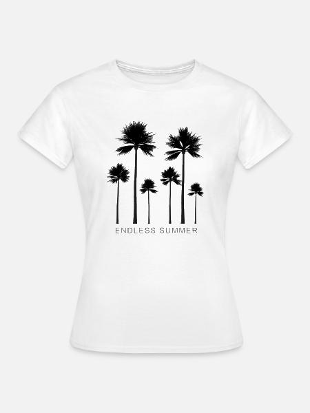 Endless summer black - Frauen T-Shirt - Weiß