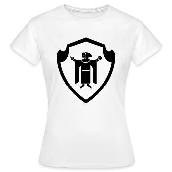 Muenchen Insignia - Bavaria - Bayern - Frauen T-Shirt - Weiß - Vorne - AI Model Female 172 dark (172cm)