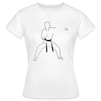twd13 - Frauen T-Shirt - Weiß - Vorne - AI Model Female 172 dark (172cm)