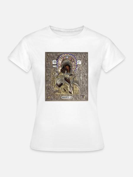 Icône. Icône orthodoxe - T-shirt Femme - blanc