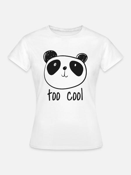 zu cool - Frauen T-Shirt - Weiß