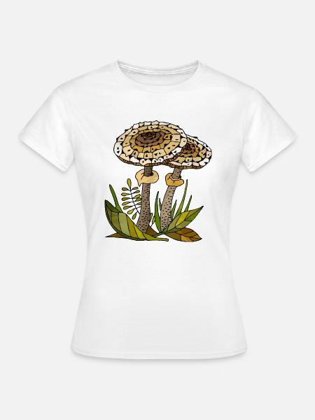 Pilze - Frauen T-Shirt - Weiß