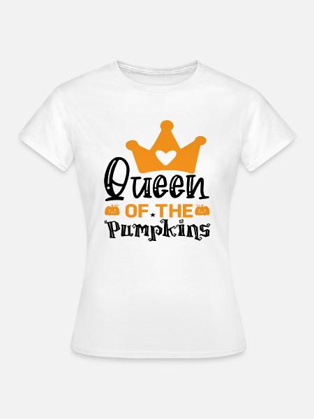 Queen of the Pumpkins - Frauen T-Shirt - Weiß