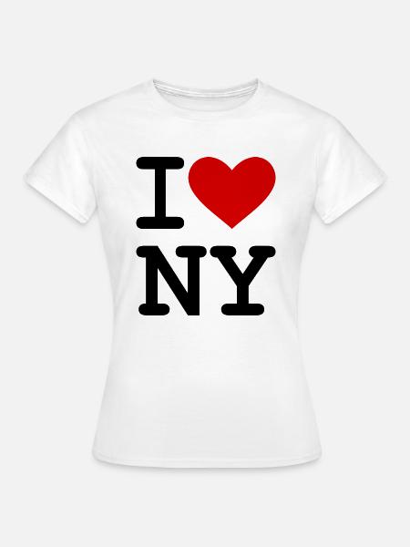 i love ny - Frauen T-Shirt - Weiß