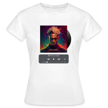 Mind my mood, Album cover, Art of music, AI shirts - Frauen T-Shirt - Weiß - Vorne - AI Model Female 172 dark (172cm)