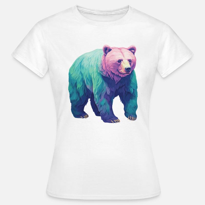 Funky Bear - Women's T-Shirt - white