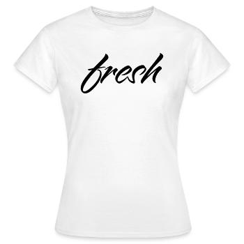 Fresh - Women's T-Shirt - white - Front - AI Model Female 172 dark (172cm)