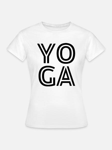 YOGA 1 - Frauen T-Shirt - Weiß