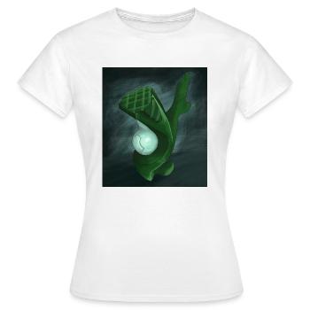 Abstract sculpture - Women's T-Shirt - white - Front - AI Model Female 172 dark (172cm)