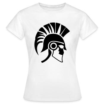 Sparta Guerrier Spartan - T-shirt Femme - blanc - Devant - AI Model Female 172 dark (172cm)
