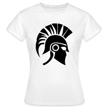 Sparta Guerrier Spartan - T-shirt Femme - blanc - Devant - AI Model Female 172 dark (172cm)