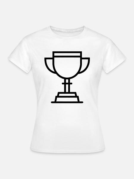 Trophäe - Frauen T-Shirt - Weiß