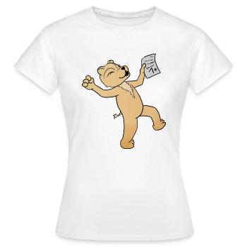 School - Women's T-Shirt - white - Front - AI Model Female 172 dark (172cm)