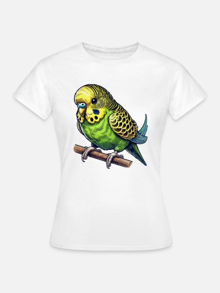 Wellensittich - Frauen T-Shirt - Weiß
