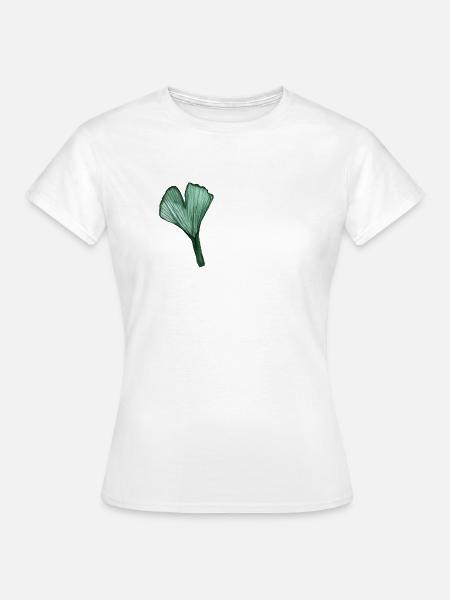 Ginkgo - Frauen T-Shirt - Weiß