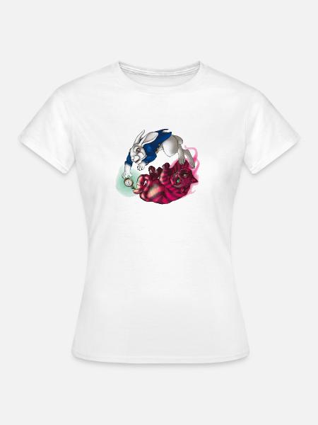Die Jagd nach Wunderland - Frauen T-Shirt - Weiß