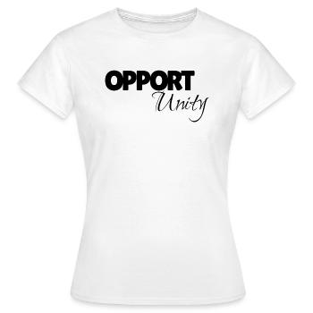 occasion - T-shirt Femme - blanc - Devant - AI Model Female 172 dark (172cm)
