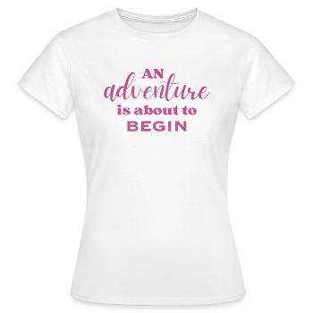 Weltreise, Auswandern und Auslandsjahr - Frauen T-Shirt - Weiß - Vorne - AI Model Female 172 dark (172cm)