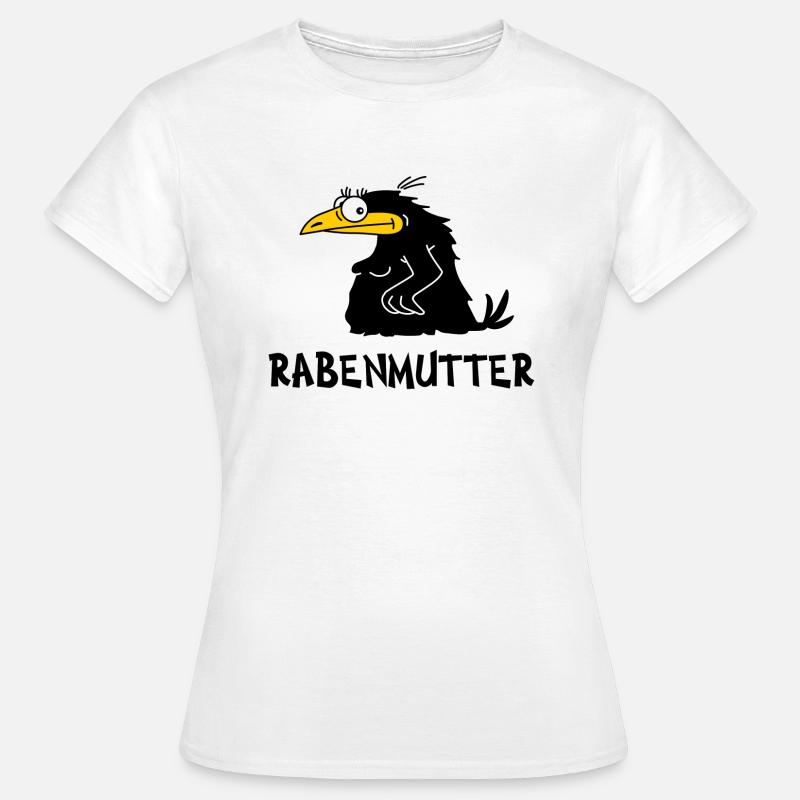 Rabemutter - Frauen T-Shirt - Weiß