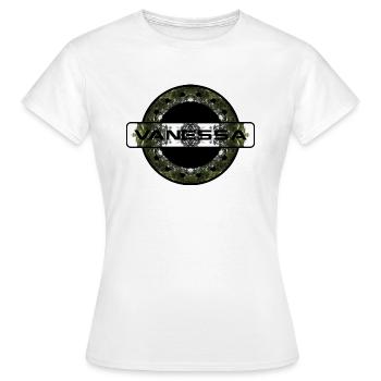 VANESSA. MY NAME IS VANESSA. SAMER BRASIL - Women's T-Shirt - white - Front - AI Model Female 172 dark (172cm)