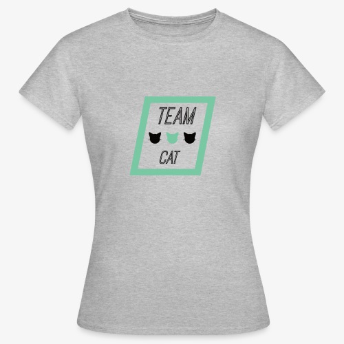 Team Cat - Slogan Tee - Koszulka damska