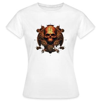 tchernobyl atome 9 - T-shirt Femme - blanc - Devant - AI Model Female 172 dark (172cm)