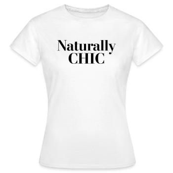 Naturrally Chic - Frauen T-Shirt - Weiß - Vorne - AI Model Female 172 dark (172cm)