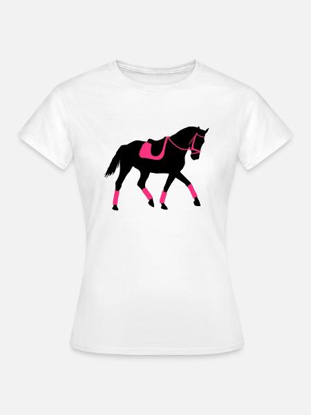 Dressurpferd Pferd - Frauen T-Shirt - Weiß