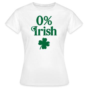 0% Iren - Frauen T-Shirt - Weiß - Vorne - AI Model Female 172 dark (172cm)
