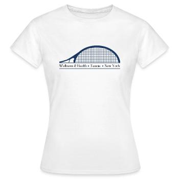 I love Tennis - New York - Grand Chelem - Bien-être - T-shirt Femme - blanc - Devant - AI Model Female 172 dark (172cm)