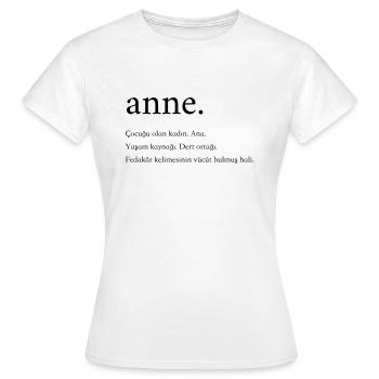 anne - Frauen T-Shirt - Weiß - Vorne - AI Model Female 172 dark (172cm)