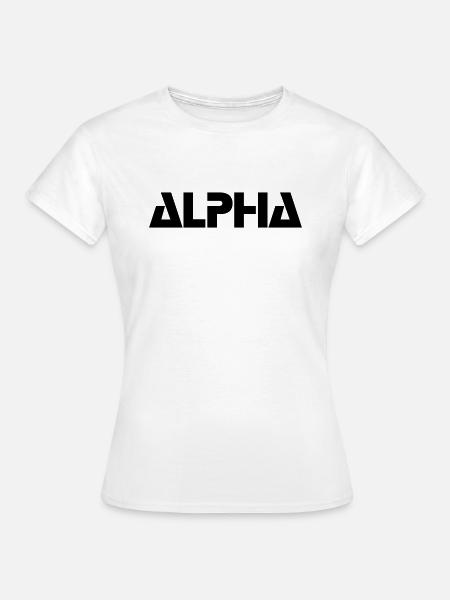 ALPHA - T-shirt Femme - blanc