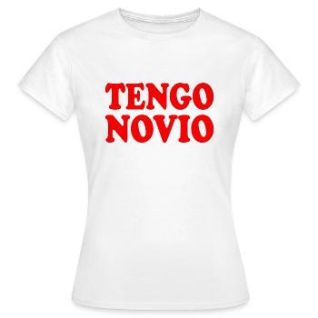 J’ai un copain - T-shirt Femme - blanc - Devant - AI Model Female 172 dark (172cm)