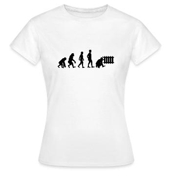 Heating construction heating engineer heating gift - Women's T-Shirt - white - Front - AI Model Female 172 dark (172cm)