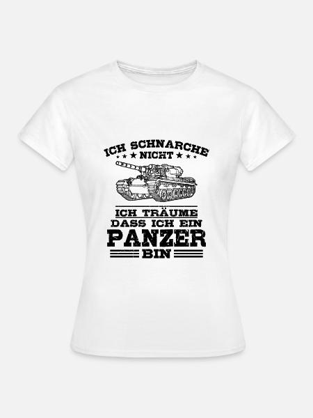 Panzer - Frauen T-Shirt - Weiß
