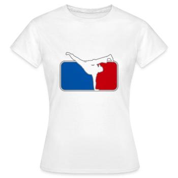 break dance - T-shirt Femme - blanc - Devant - AI Model Female 172 dark (172cm)