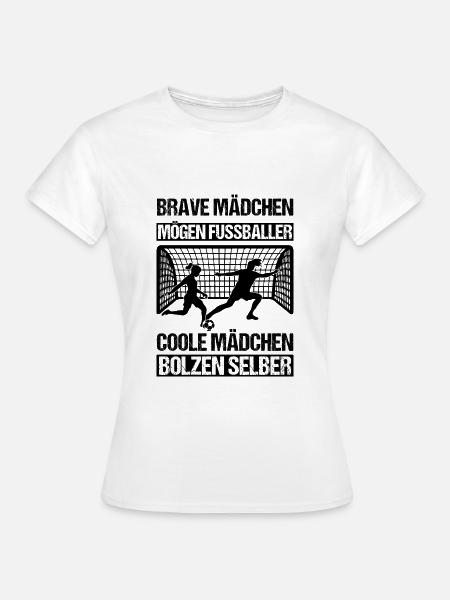 Fussballerin Fussball - Frauen T-Shirt - Weiß