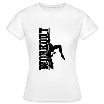Pole Dance - Frauen T-Shirt - Weiß - Vorne - AI Model Female 172 dark (172cm)