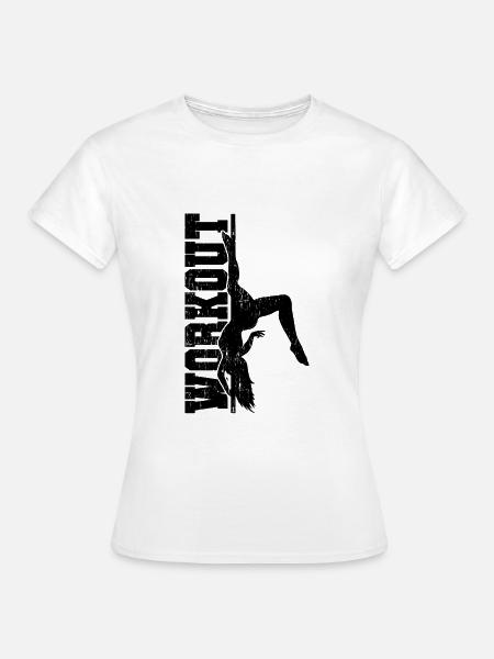 Pole Dance - Frauen T-Shirt - Weiß