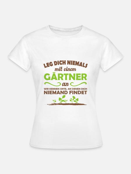 Gärtner - Frauen T-Shirt - Weiß