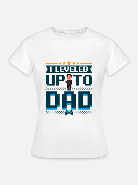 Gamer Dad - Frauen T-Shirt - Weiß
