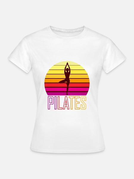 Pilates - Frauen T-Shirt - Weiß