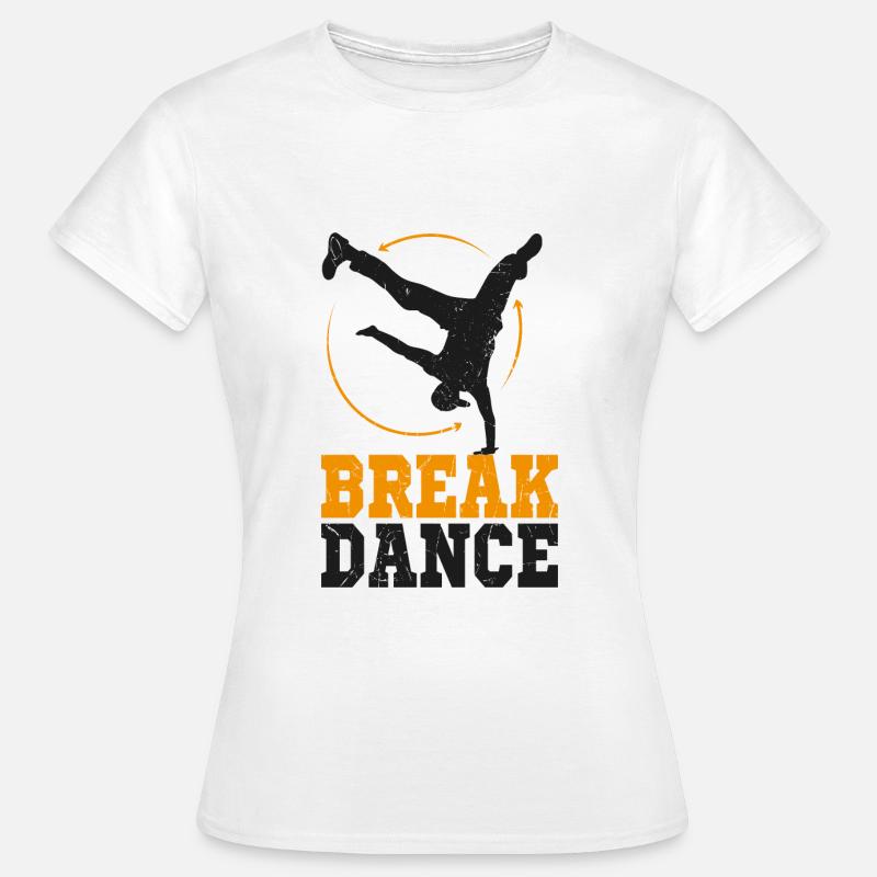 break dancing - Women's T-Shirt - white